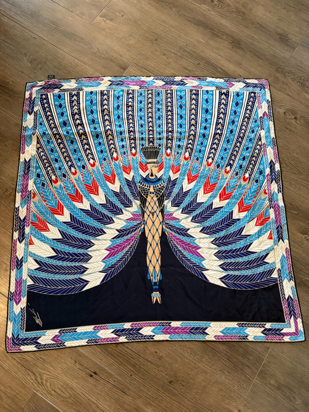 Erte The Nile Silk Scarf